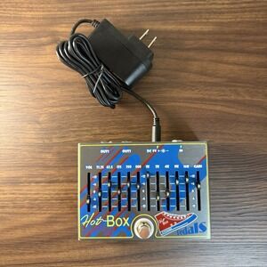 Hot Box Pedals HB-10 EQ 10 Band EQ Guitar Effect Pedal Volume/Gain LED Sliders